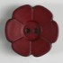 Knapp, 28mm blomst, burgund