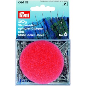 Knappenåler 50g eske m/pute