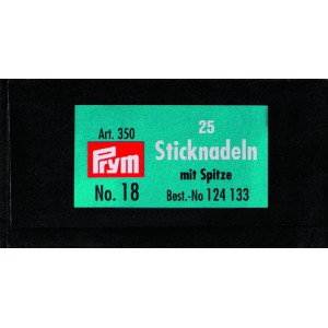 Stramin-nåler m/spiss nr. 18