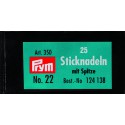 Stramin-nåler m/spiss nr. 22
