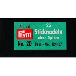 Stramin-nåler u/spiss nr. 20