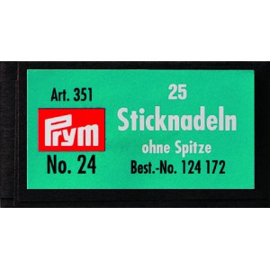 Stramin-nåler u/spiss nr. 24
