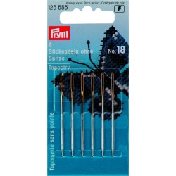 Stramin-nål,nr.18 u/spiss 6*10