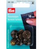 Patentknapper anikk gold  16mm