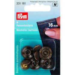 Patentknapper anikk gold  16mm