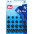 Trykknapper,6-11mm,20 stk sort