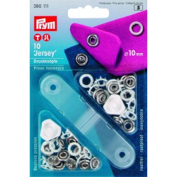 Trykknapper,Jersey 10mm,verkt.
