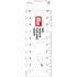 Sømometer, plast        10 stk