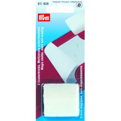 Kritt hvit self-erasing  5 stk