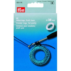 Hekleringer,36mm, 50 stk