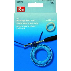Hekleringer,39mm, 30 stk