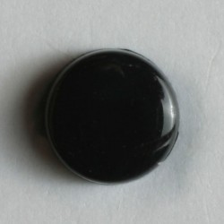 Dukkeknapp,  7mm sort