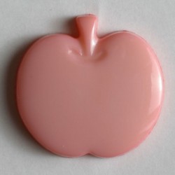 Barneknapp, 14mm eple, rosa