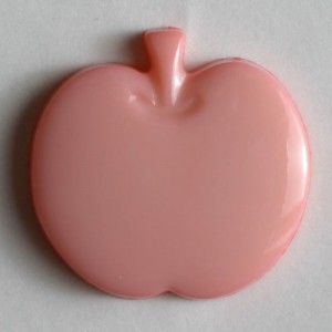 Barneknapp, 14mm eple, rosa
