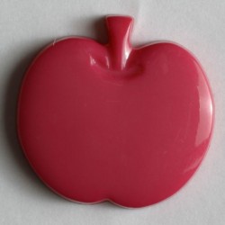 Barneknapp, 14mm eple, cerise