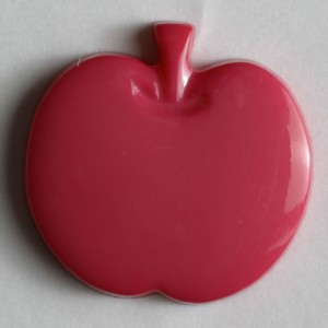 Barneknapp, 14mm eple, cerise