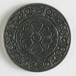 Sølvknapp, 15mm     Gml:180389