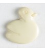 Barneknapp, 14mm And, creme
