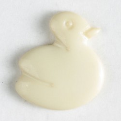 Barneknapp, 14mm And, creme