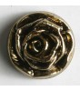 Gullknapp, 15mm rose