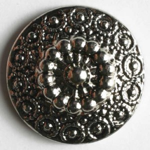 Sølvknapp, 18mm