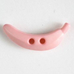 Barneknapp, 25mm banan,rosa