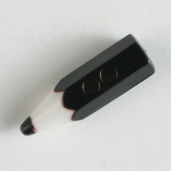 Barneknapp, 18mm blyant,sort
