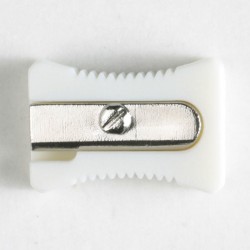 Barneknapp, 16mm hvit