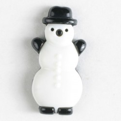 Barneknapp, 20mm snømann