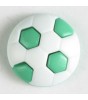 Barneknapp, 13mm forball,grønn