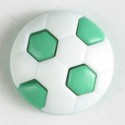 Barneknapp, 13mm forball,grønn