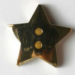 Gullknapp, 15mm stjerne