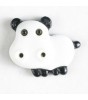 Barneknapp, 18mm hippo/hvit