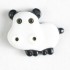 Barneknapp, 18mm hippo/hvit