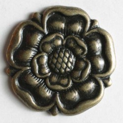 Trondhjemsrose, 19mm messing