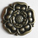 Trondhjemsrose, 19mm messing