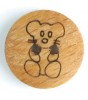 Treknapp, 15mm bamse