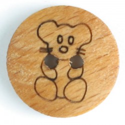 Treknapp, 15mm bamse