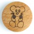 Treknapp, 15mm bamse