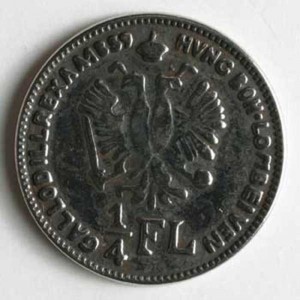 Sølvknapp, 23mm antikk