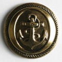 Gullknapp, 18mm Anker