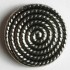 Sølvknapp, 19mm Taukveil
