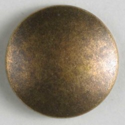 Gullknapp, 15mm antikk