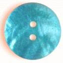 Perlemorknapp, 13mm turkis