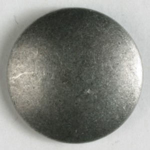 Sølvknapp, 15mm antikk