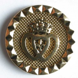Blaserknapp, 20mm gull