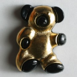 Gullknapp, 18mm bamse