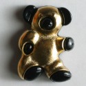 Gullknapp, 18mm bamse