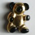 Gullknapp, 18mm bamse