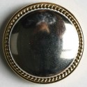 Gullknapp, 13mm med sølv